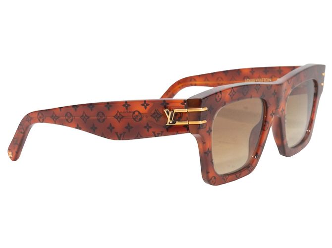 Louis Vuitton Monogram Sonnenbrille in Schildpatt Braun - Ansicht 2
