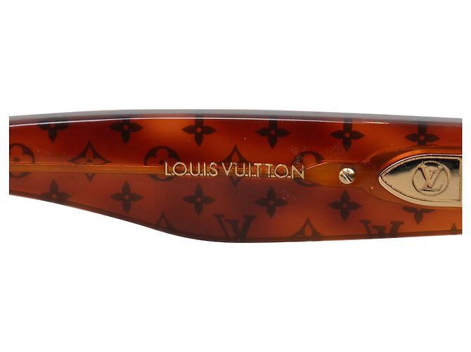 Louis Vuitton Monogram Sonnenbrille in Schildpatt Braun - Ansicht 3