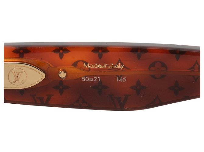 Louis Vuitton Monogram Sonnenbrille in Schildpatt Braun - Ansicht 4