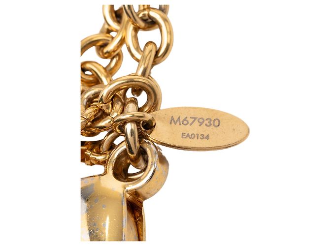 Portachiavi e Charm per Borsa Louis Vuitton Monogram Ivy Flower Placcato Oro D'oro - vista 5