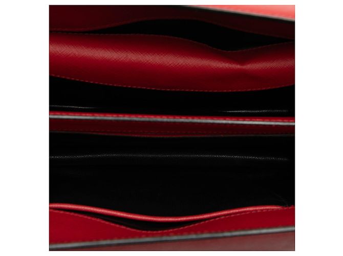 Borsa Prada Saffiano Turnlock rossa Rosso - vista 4