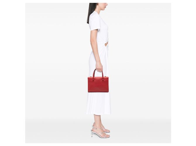 Borsa Prada Saffiano Turnlock rossa Rosso - vista 6