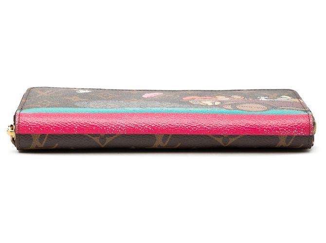 Cartera larga Zippy Illustre Monogram Evasion marrón Louis Vuitton Castaño - vista 3