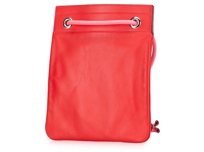 Mini borsa Aline in pelle Swift rossa Hermès Rosso - vista 2