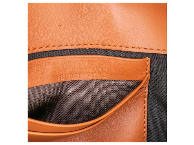 Borsa a tracolla Fendi Mini Bicolor Nappa Apolo Chain Baguette marrone - vista 6