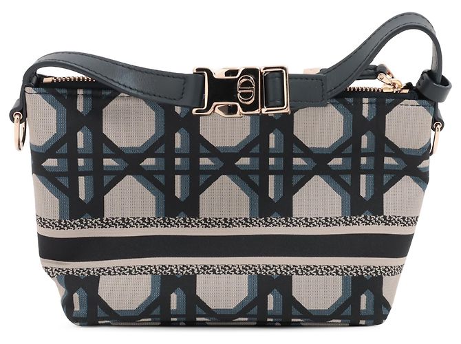 Borsa a mano Pouch Nomad in tessuto tecnico Macrocannage DiorTravel blu Dior - vista 2