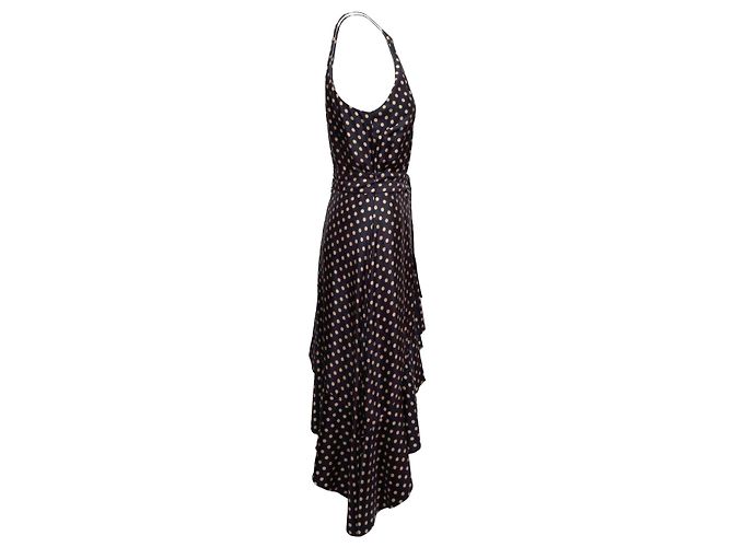 Zimmermann Polka Dot Halterkleid Schwarz & Beige Größe US 2 - Ansicht 2