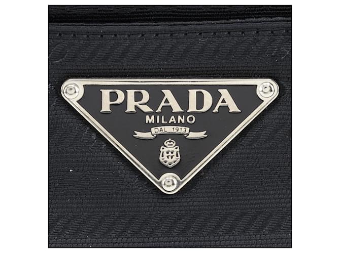 Borsa Prada Tessuto nera Nero - vista 9