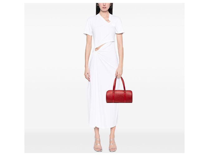 Borsa Louis Vuitton Epi Soufflot rossa Rosso - vista 7