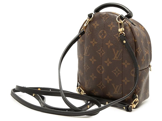 Zaino Louis Vuitton Monogram Mini Palm Springs marrone - vista 2