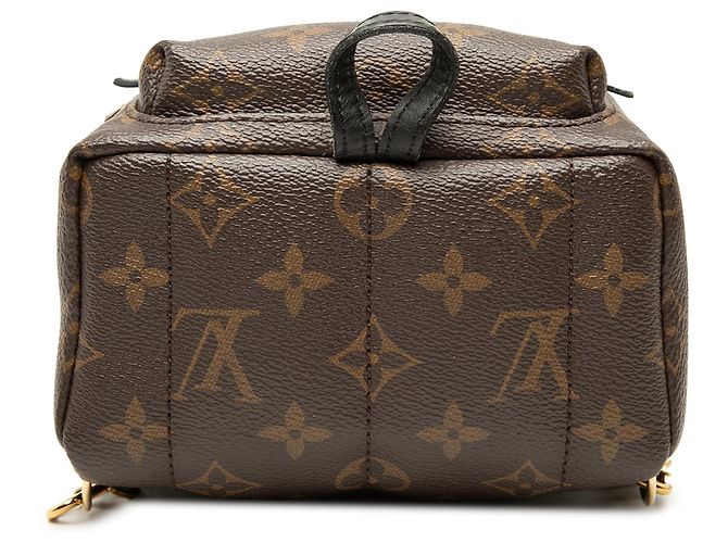 Zaino Louis Vuitton Monogram Mini Palm Springs marrone - vista 3