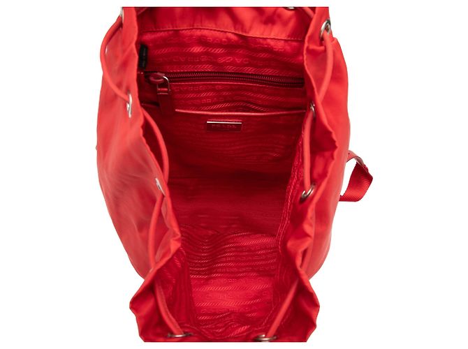 Zaino Prada Tessuto rosso - vista 4