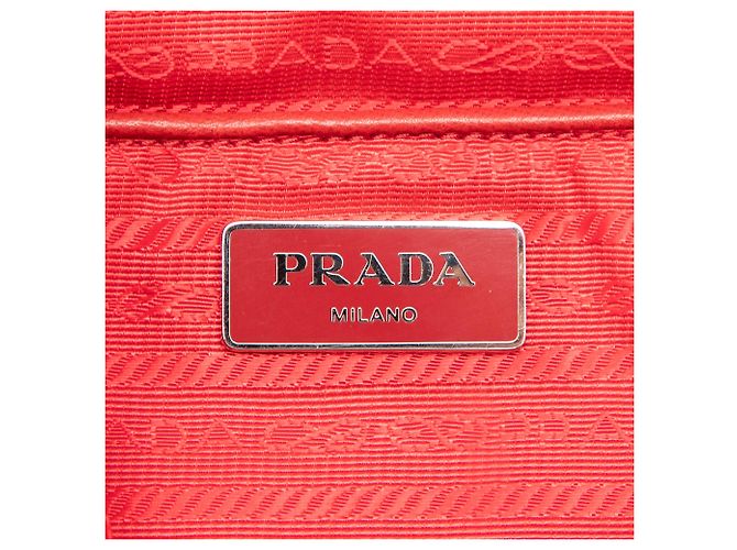 Zaino Prada Tessuto rosso - vista 5