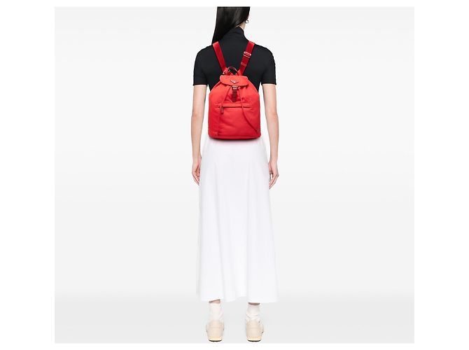 Zaino Prada Tessuto rosso - vista 6