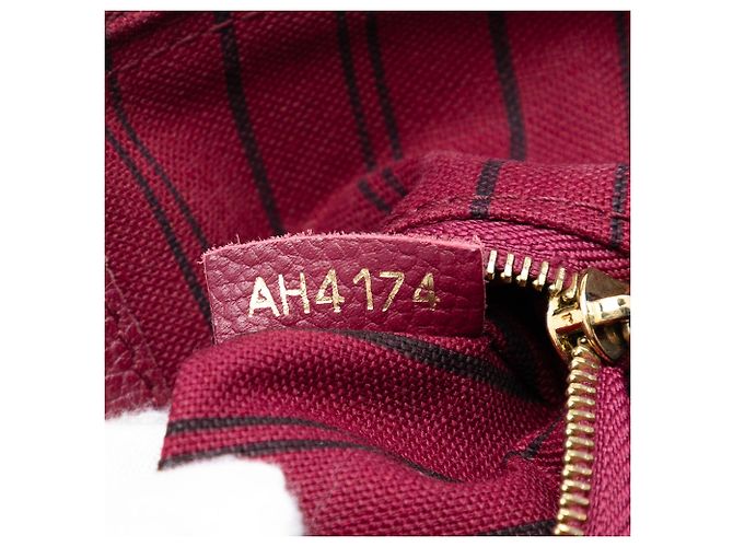 Borsa rossa Louis Vuitton Monogram Empreinte Speedy Bandouliere 25 Rosso - vista 6