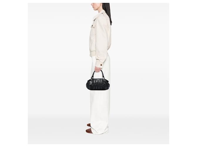 Borsa Prada Tessuto Nappa Waves nera Nero - vista 6
