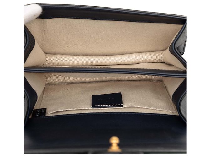 Borsa Dionysus Mini in vitello Web blu Gucci - vista 4