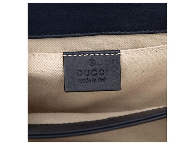 Borsa Dionysus Mini in vitello Web blu Gucci - vista 5