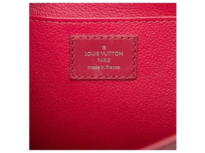 Pochette e Clutch Bag 26 in Epi Toile rosso Louis Vuitton - vista 5