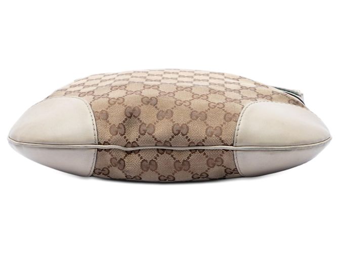 Borsa a tracolla Gucci GG Canvas Web beige - vista 3