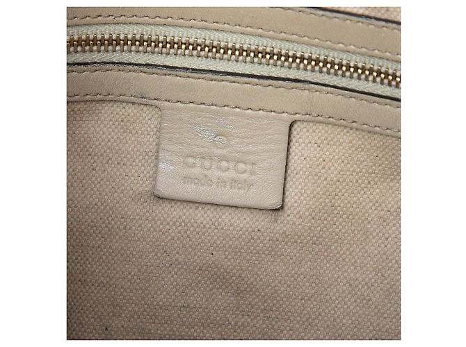 Borsa a tracolla Gucci GG Canvas Web beige - vista 5