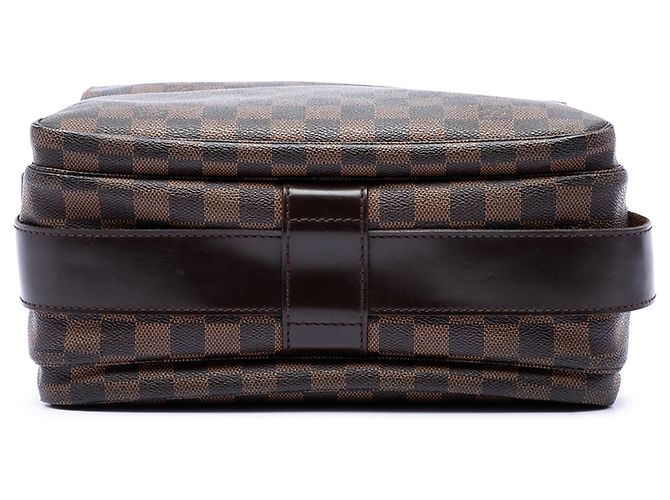 Borsa a tracolla Louis Vuitton Damier Ebene Naviglio marrone - vista 3