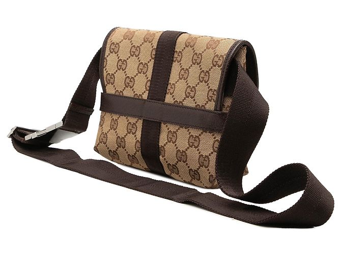 Riñonera Gucci GG Canvas beige - vista 2