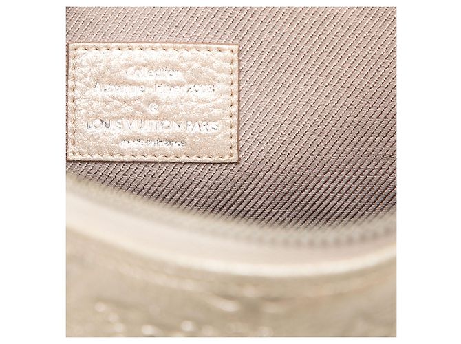 Borsa Louis Vuitton Monogram Shimmer Halo oro D'oro - vista 5