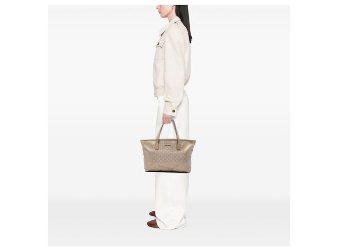 Tote Gucci Medium GG Imprimé Oro D'oro - vista 6