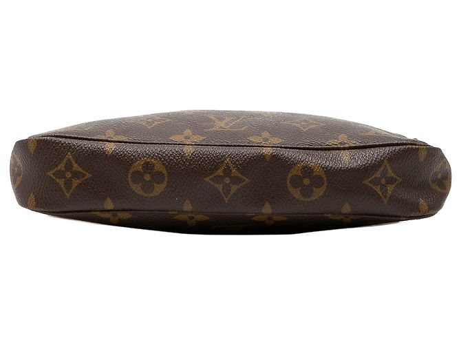 Borsa a tracolla Louis Vuitton Monogram Pochette Accessoires marrone - vista 3