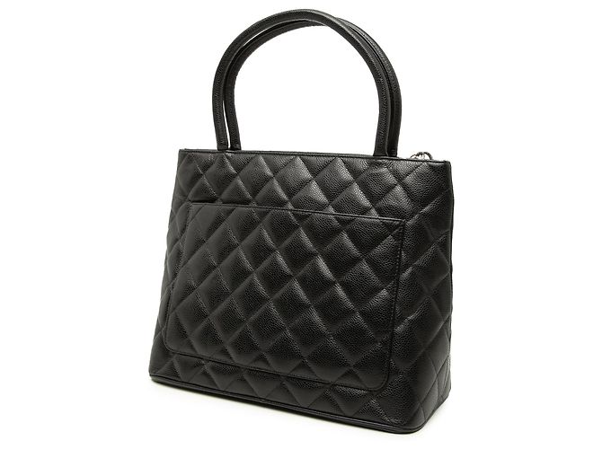 Tote Chanel Caviar Medallion nero - vista 2