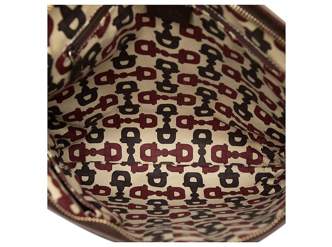 Borsa a tracolla Gucci Guccissima Abbey D Ring marrone - vista 4
