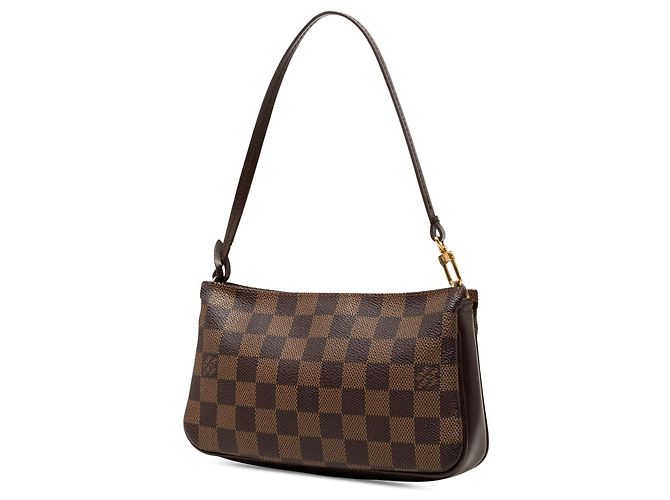 Borsa a tracolla Louis Vuitton Damier Ebene Navona marrone - vista 2