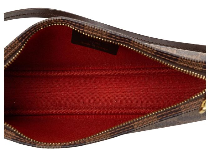 Borsa a tracolla Louis Vuitton Damier Ebene Navona marrone - vista 4