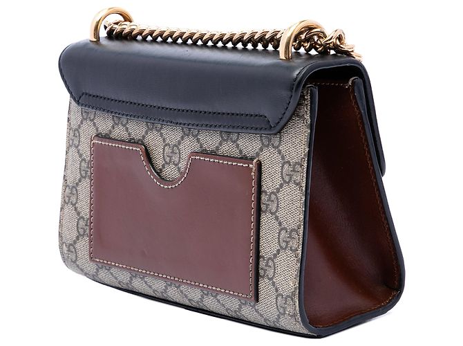 Padlock Gucci Small GG Supreme Umhängetasche mit Vorhängeschloss Beige - Ansicht 2