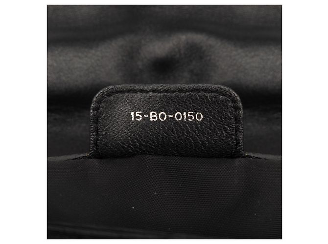 Borsa a tracolla Dior in agnello Cannage New Lock nera Nero - vista 6