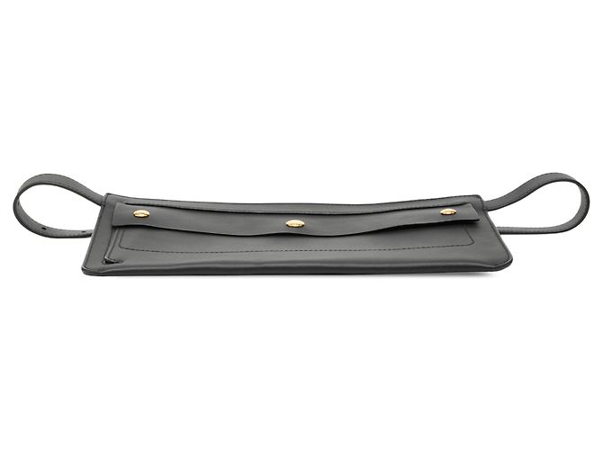 Borsa a tracolla in pelle nera Burberry Nero - vista 3