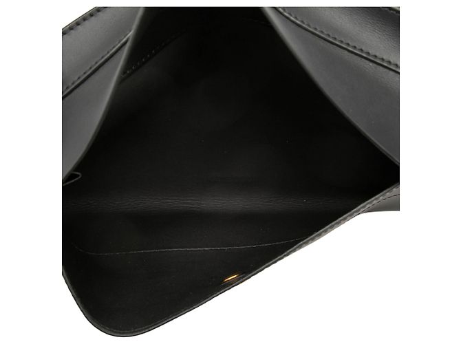 Borsa a tracolla in pelle nera Burberry Nero - vista 4