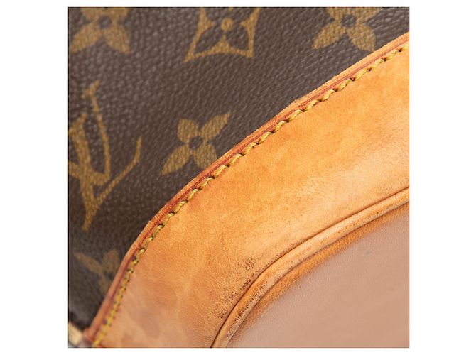 Borsa Louis Vuitton Monogram Alma PM marrone - vista 8