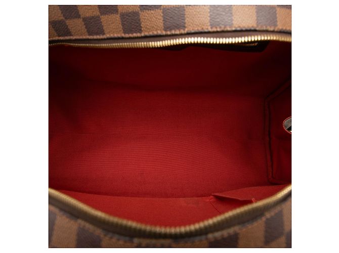 Borsa Louis Vuitton Damier Ebene Nolita 24 Heures marrone - vista 4