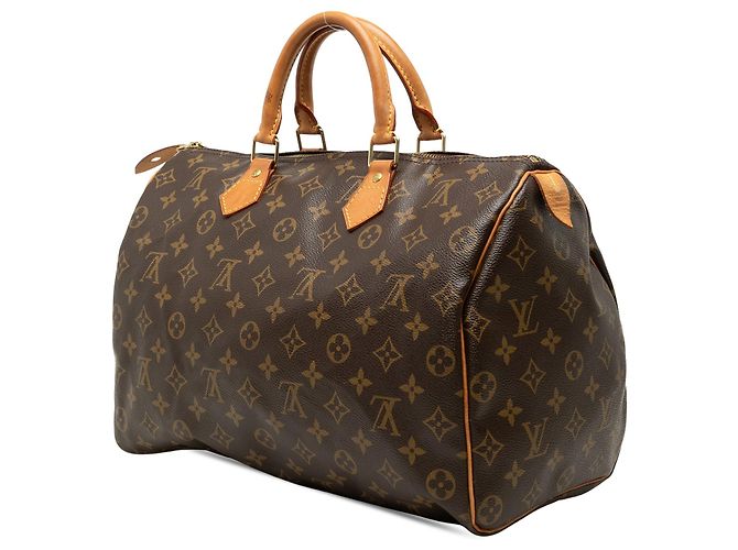 Borsa Boston Louis Vuitton Monogram Speedy 35 marrone - vista 2
