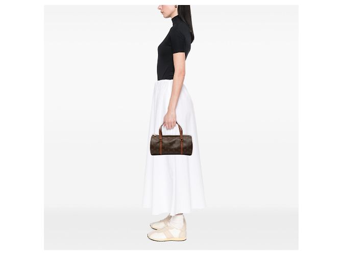 Borsa Louis Vuitton Monogram Papillon 30 marrone - vista 6