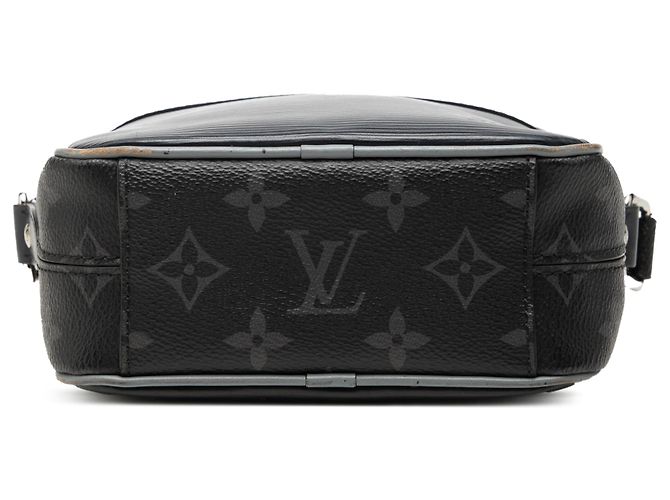 Borsa a tracolla blu Louis Vuitton Epi Monogram Danube PM - vista 3