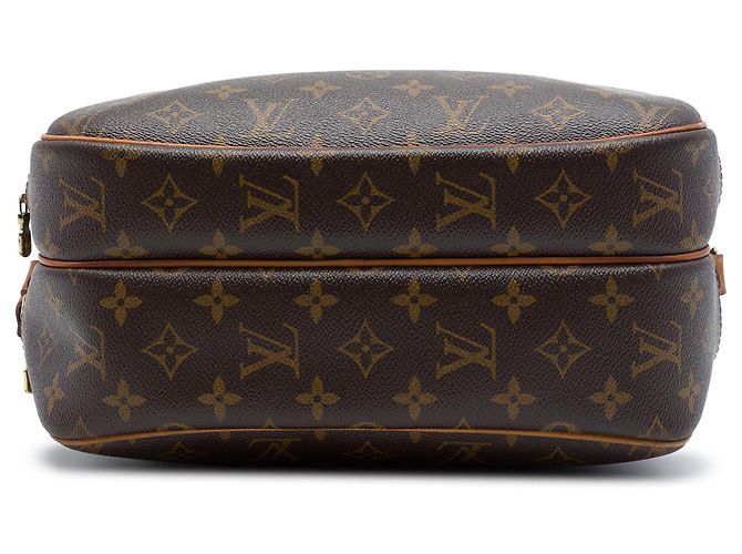 Borsa a tracolla Louis Vuitton Monogram Reporter PM marrone - vista 3