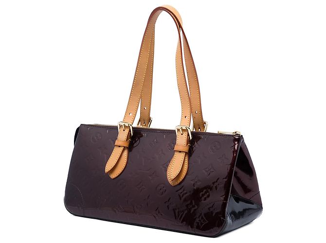 Borsa a tracolla Louis Vuitton Monogram Vernis Rosewood Avenue viola Porpora - vista 2