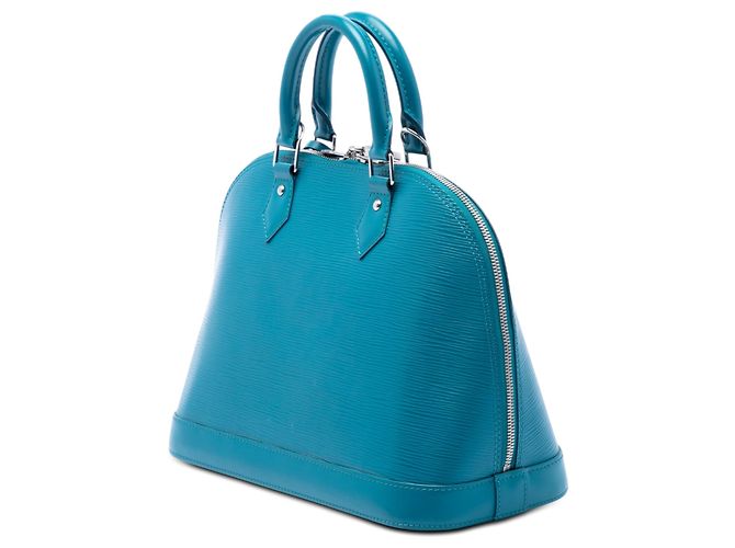 Borsa Louis Vuitton Epi Alma PM Blu - vista 2