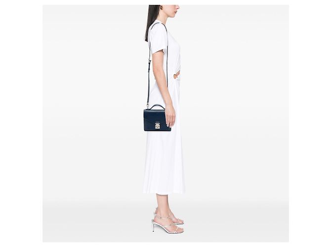 Bolsa Louis Vuitton Epi Monceau BB azul - vista 6