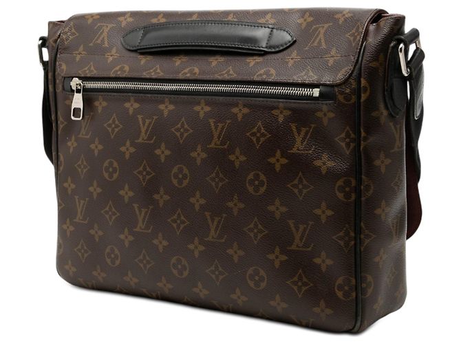 Borsa Louis Vuitton Monogram Macassar Clarence marrone - vista 2