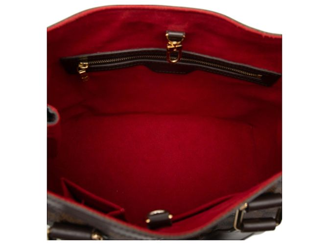 Borsa Tote Louis Vuitton Damier Ebene Hampstead PM marrone - vista 4