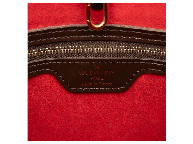 Borsa Tote Louis Vuitton Damier Ebene Hampstead PM marrone - vista 5